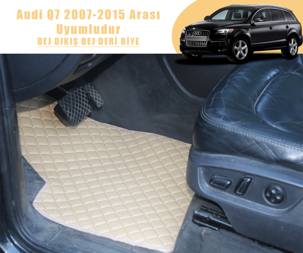 AUDİ Q7 (BEJ) 2007-2015 ARASI UYUMLUDUR