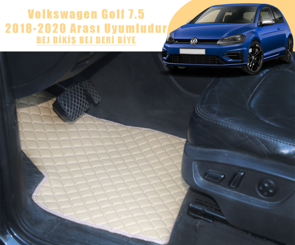 VOLKSWAGEN GOLF 7,5 (BEJ) 2018 – 2020 ARASI UYUMLUDUR