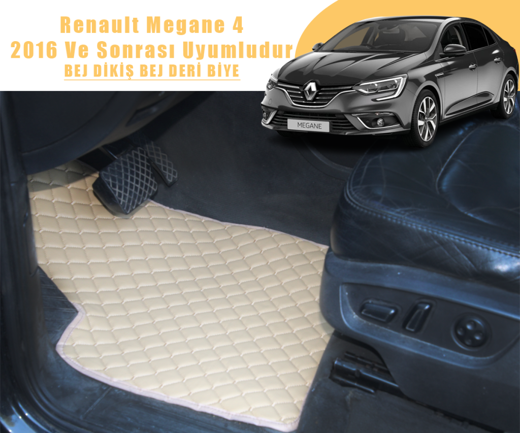 RENAULT MEGANE 4 (BEJ) 2016 VE SONRASI UYUMLUDUR