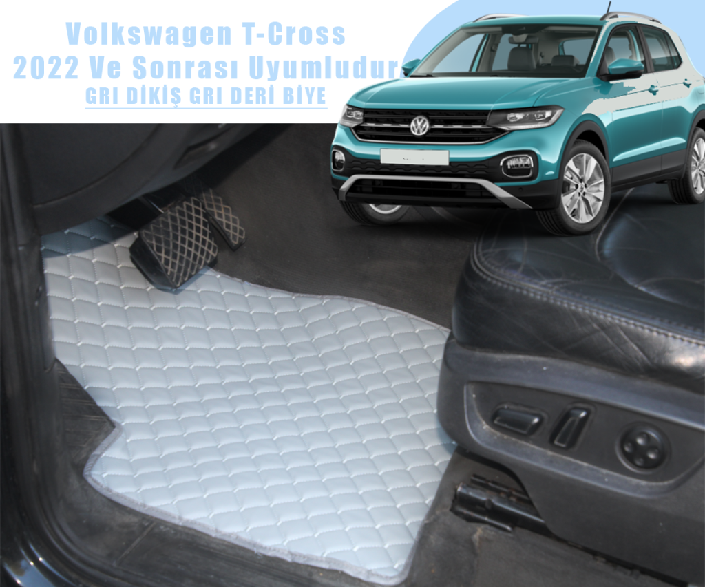 VOLKSWAGEN T-CROSS (GRİ) 2022 VE SONRASI İÇİN UYUMLUDUR