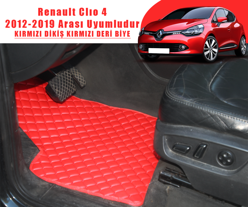 RENAULT CLIO 4 (KIRMIZI) 2012 – 2019 ARASI UYUMLUDUR