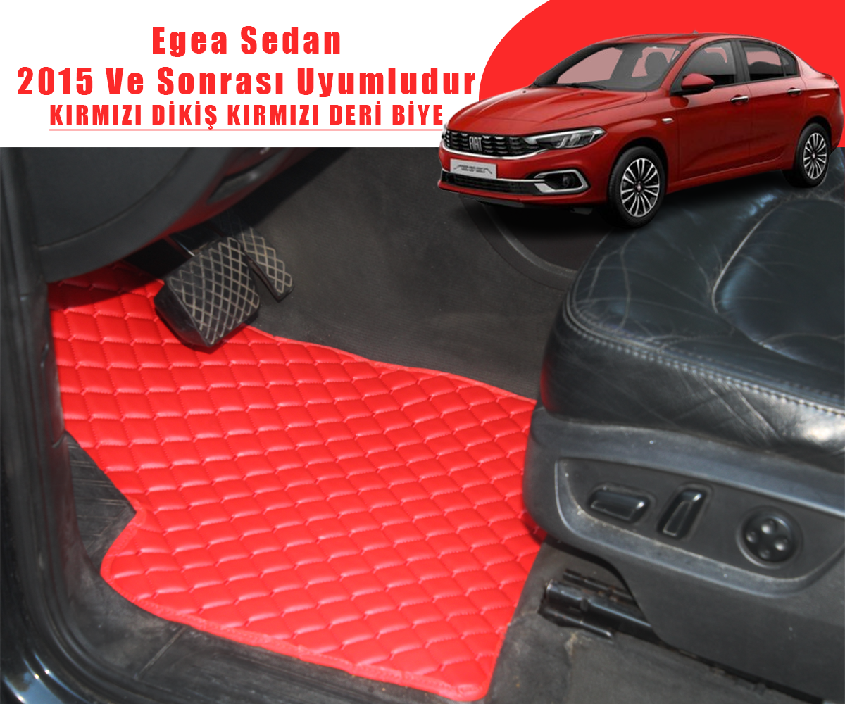 FİAT EGEA SEDAN (KIRMIZI) 2015 VE SONRASI İÇİN UYUMLUDUR