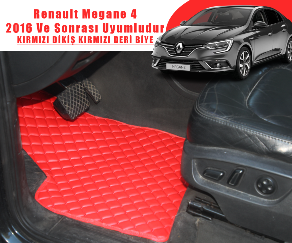 RENAULT MEGANE 4 (KIRMIZI) 2016 VE SONRASI UYUMLUDUR