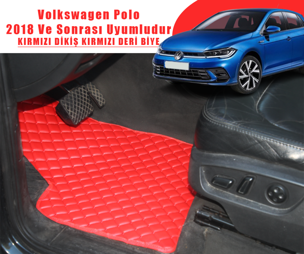 VOLKSWAGEN POLO (KIRMIZI) 2018 VE SONRASI İÇİN UYUMLUDUR