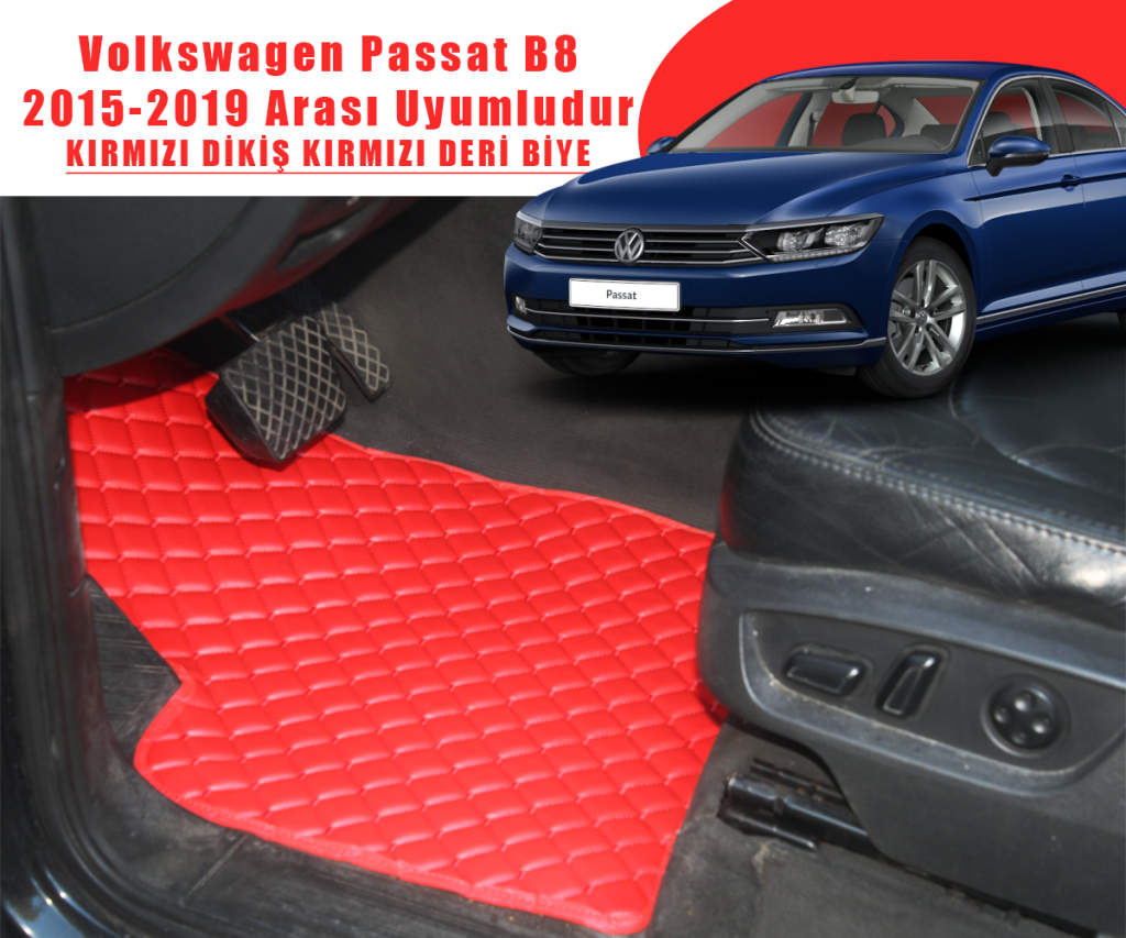 VOLKSWAGEN PASSAT B8 (KIRMIZI) 2015 – 2019 ARASI UYUMLUDUR