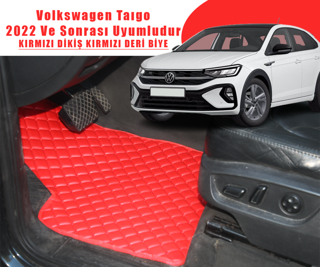 VOLKSWAGEN TAIGO (KIRMIZI) 2022 VE SONRASI İÇİN UYUMLUDUR