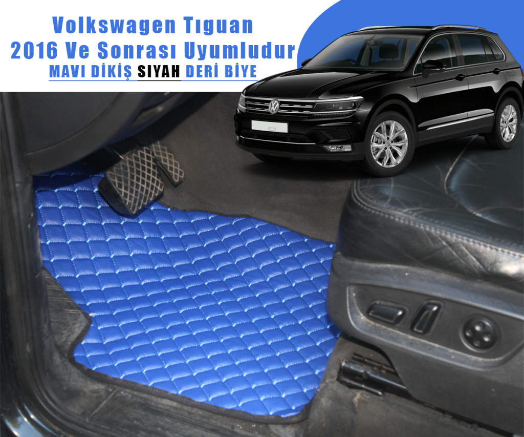 VOLKSWAGEN TIGUAN (MAVİ) 2016-2023 ARASI UYUMLUDUR