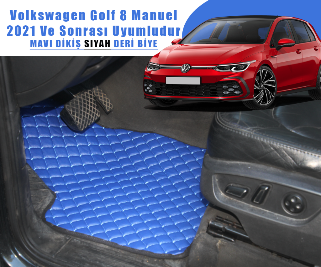 VOLKSWAGEN GOLF 8 MANUEL (MAVİ) 2021 VE SONRASI İÇİN UYUMLUDUR