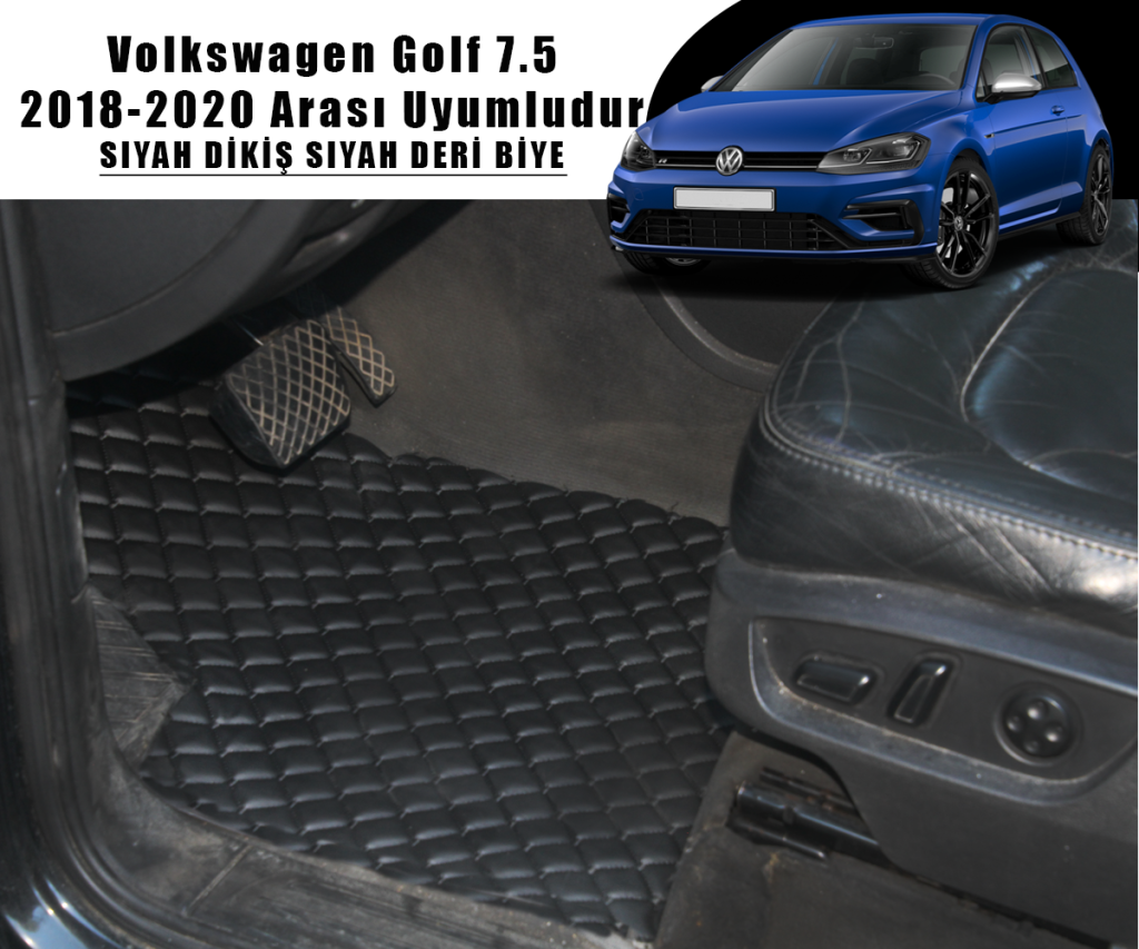 VOLKSWAGEN GOLF 7,5 (SİYAH) 2018 – 2020 ARASI UYUMLUDUR