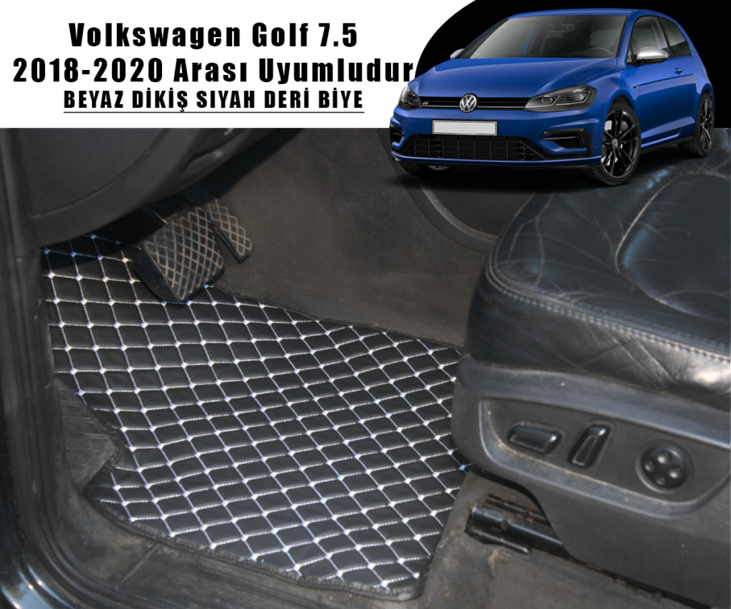 VOLKSWAGEN GOLF 7,5 (SİYAHA BEYAZ) 2018 – 2020 ARASI UYUMLUDUR