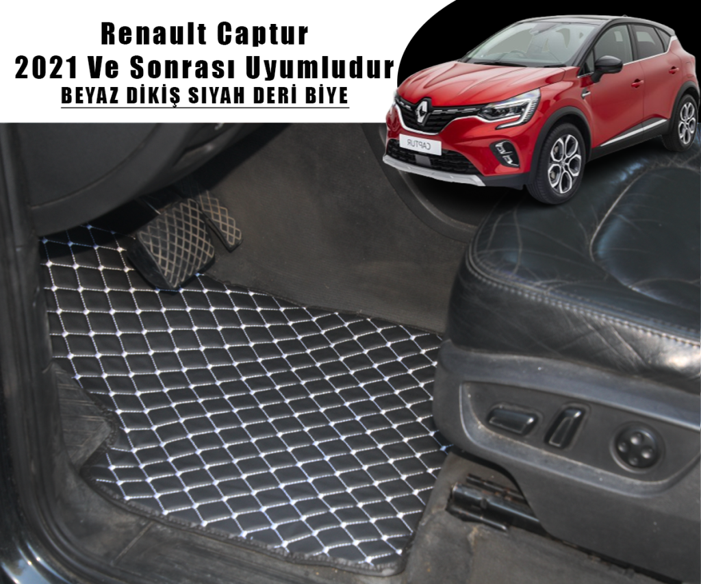 RENAULT CAPTUR (SİYAHA BEYAZ) 2021 VE SONRASI İÇİN UYUMLUDUR