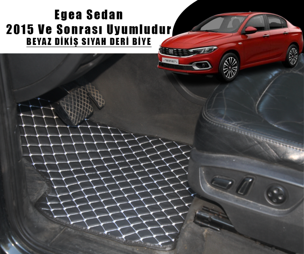 FİAT EGEA SEDAN (SİYAHA BEYAZ) 2015 VE SONRASI İÇİN UYUMLUDUR