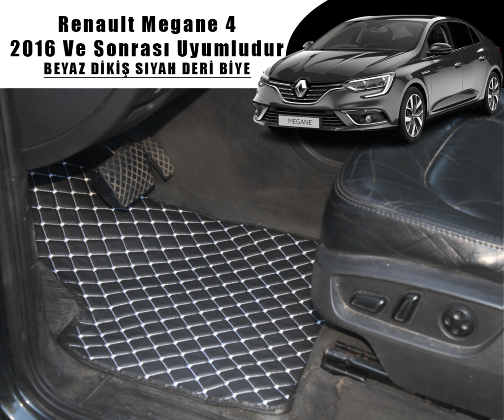 RENAULT MEGANE 4 (SİYAHA BEYAZ) 2016 VE SONRASI UYUMLUDUR