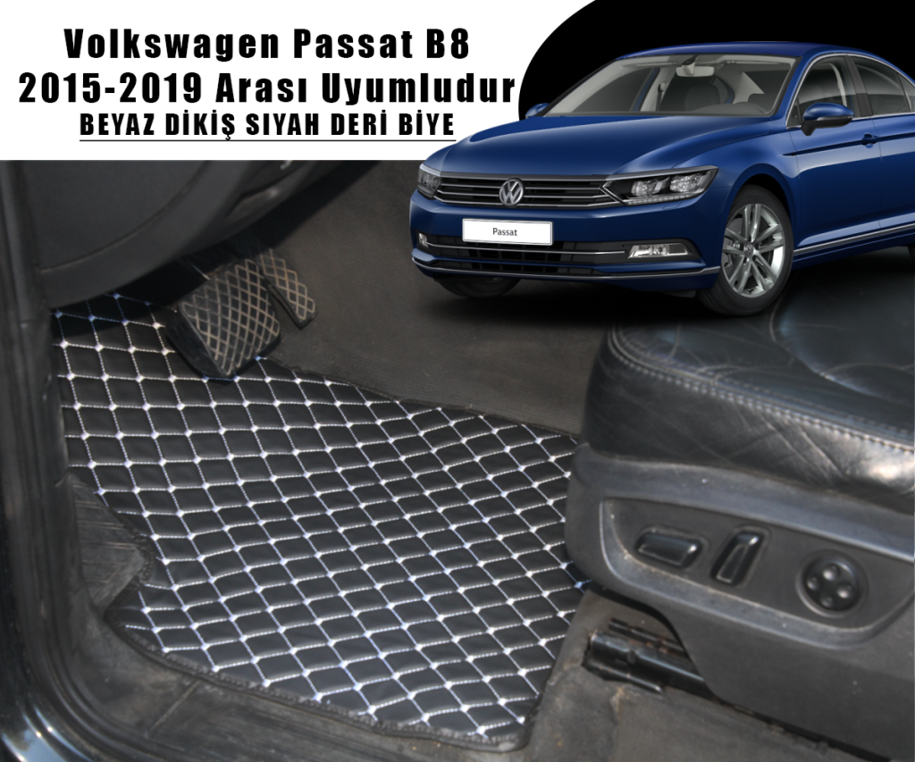 VOLKSWAGEN PASSAT B8 (SİYAHA BEYAZ) 2015 – 2019 ARASI UYUMLUDUR