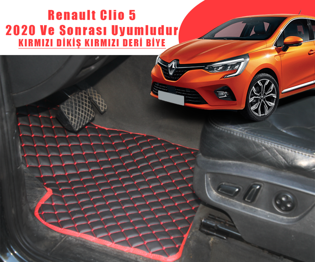 RENAULT CLIO 5 (SİYAHA KIRMIZI) 2020 VE SONRASI UYUMLUDUR