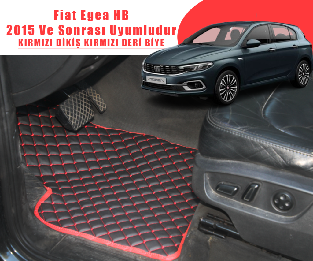 FIAT EGEA HB (SİYAHA KIRMIZI) 2015 VE SONRASI İÇİN UYUMLUDUR