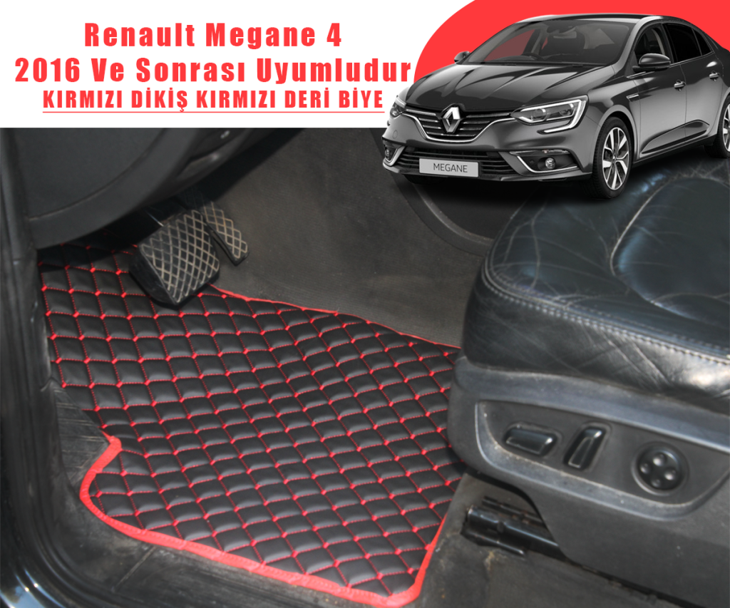 RENAULT MEGANE 4 (SİYAHA KIRMIZI) 2016 VE SONRASI UYUMLUDUR