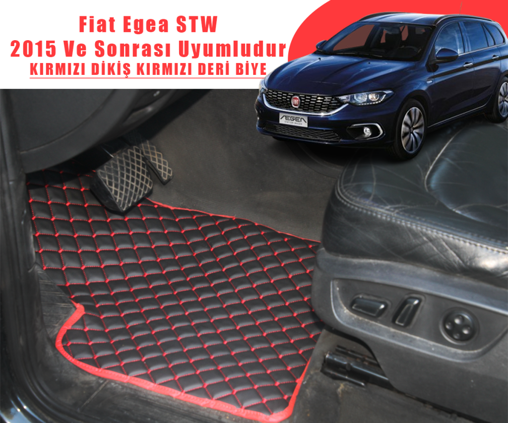 FIAT EGEA STW (SİYAHA KIRMIZI) 2015 VE SONRASI İÇİN UYUMLUDUR