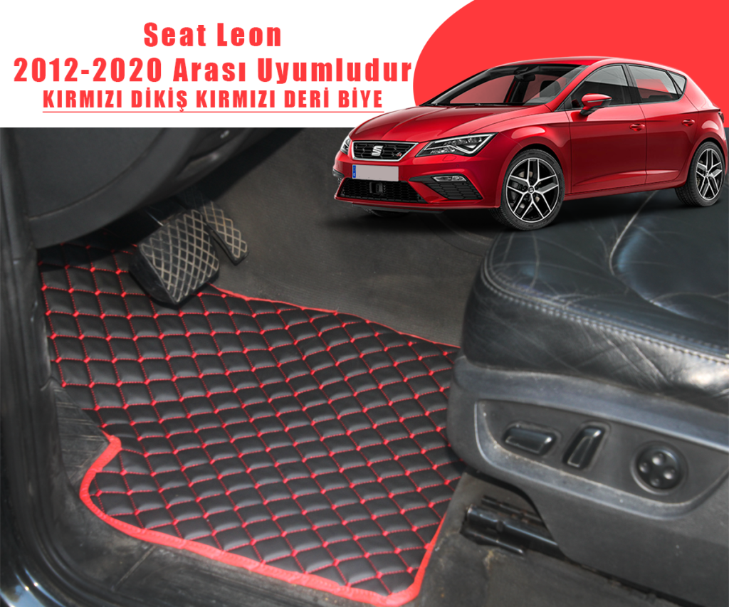 SEAT LEON (SİYAHA KIRMIZI) 2012 – 2020 ARASI UYUMLUDUR