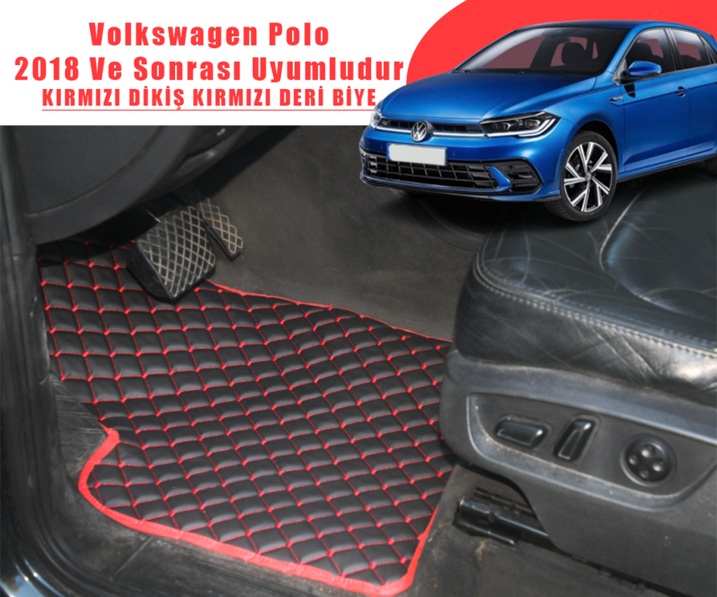 VOLKSWAGEN POLO (SİYAHA KIRMIZI) 2018 VE SONRASI İÇİN UYUMLUDUR