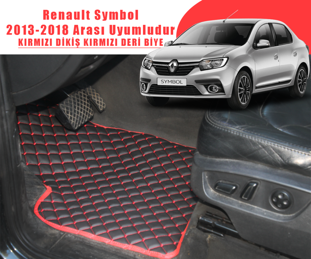 RENAULT SYMBOL (SİYAHA KIRMIZI) 2013 – 2018 ARASI UYUMLUDUR