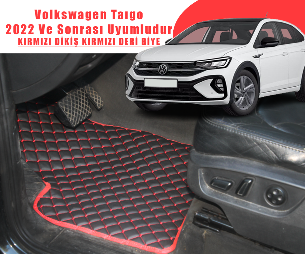 VOLKSWAGEN TAIGO (SİYAHA KIRMIZI) 2022 VE SONRASI İÇİN UYUMLUDUR