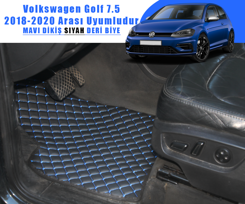 VOLKSWAGEN GOLF 7,5 (SİYAHA MAVİ) 2018 – 2020 ARASI UYUMLUDUR