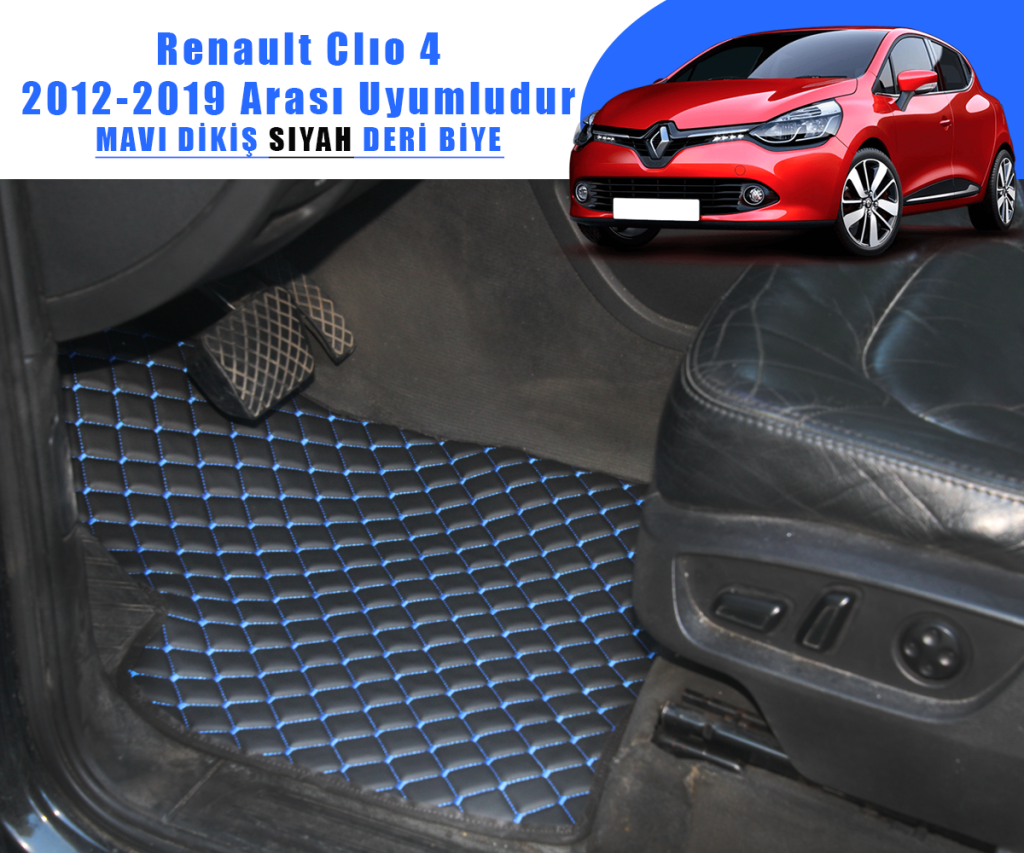 RENAULT CLIO 4 (SİYAHA MAVİ) 2012 – 2019 ARASI UYUMLUDUR