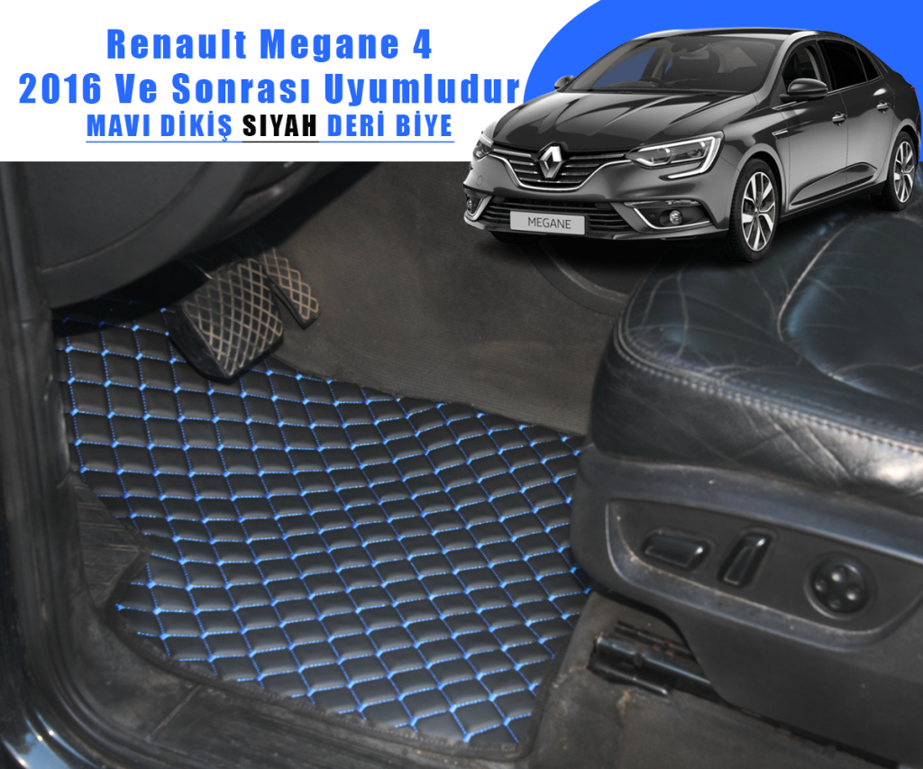 RENAULT MEGANE 4 (SİYAHA MAVİ) 2016 VE SONRASI UYUMLUDUR