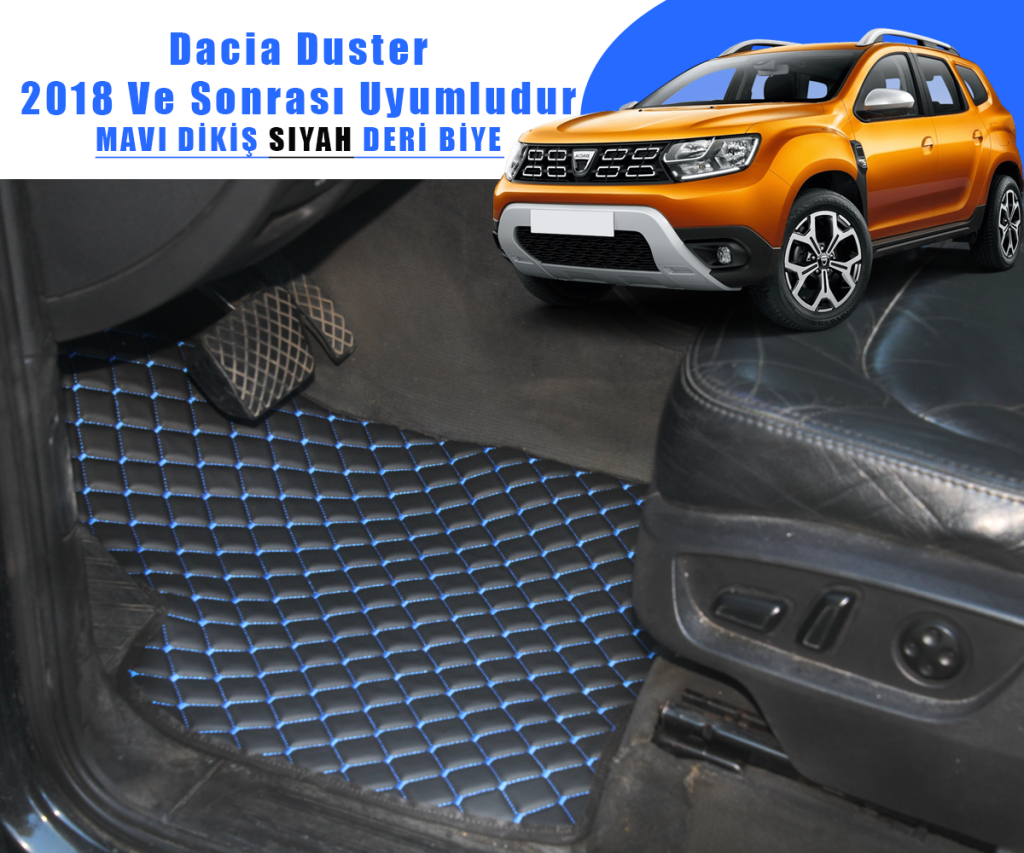 DACIA DUSTER (SİYAHA MAVİ) 2018 VE SONRASI İÇİN UYUMLUDUR