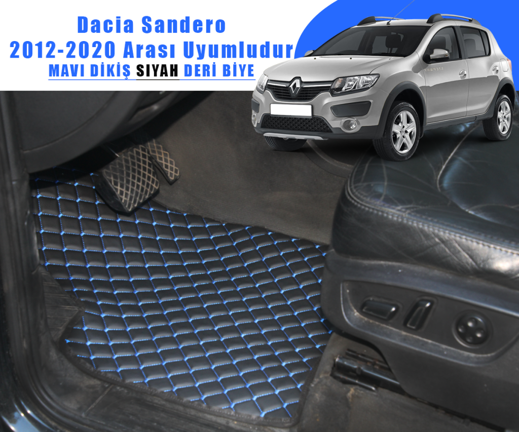 DACIA SANDERO (SİYAHA MAVİ) 2012 – 2020 ARASI UYUMLUDUR