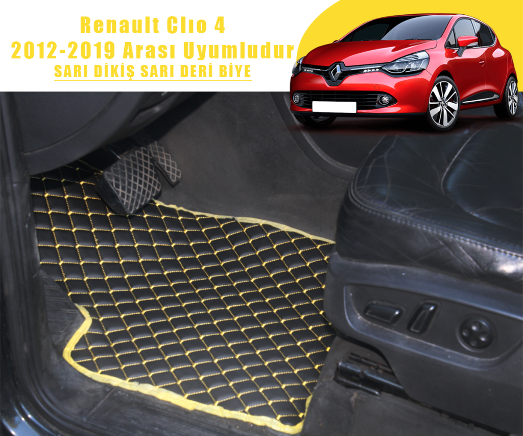 RENAULT CLIO 4 (SİYAHA SARI) 2012 – 2019 ARASI UYUMLUDUR