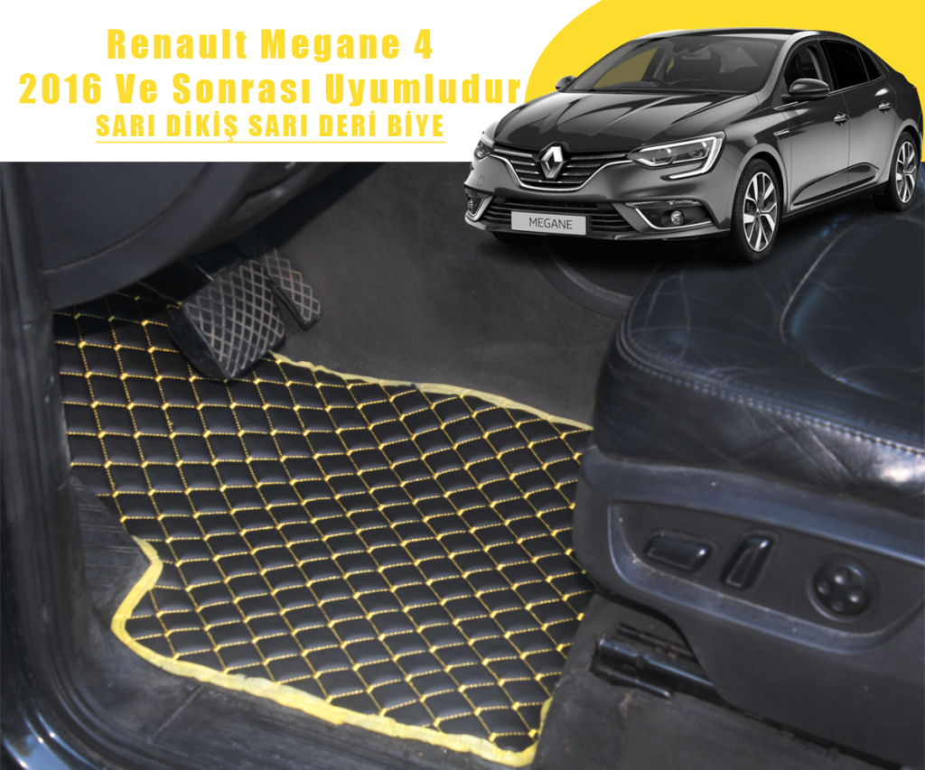 RENAULT MEGANE 4 (SİYAHA SARI) 2016 VE SONRASI UYUMLUDUR