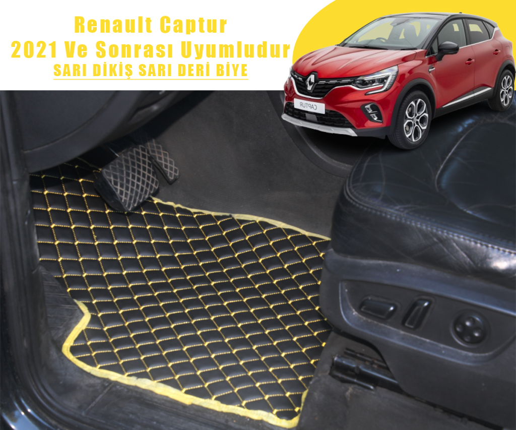 RENAULT CAPTUR (SİYAHA SARI) 2021 VE SONRASI İÇİN UYUMLUDUR