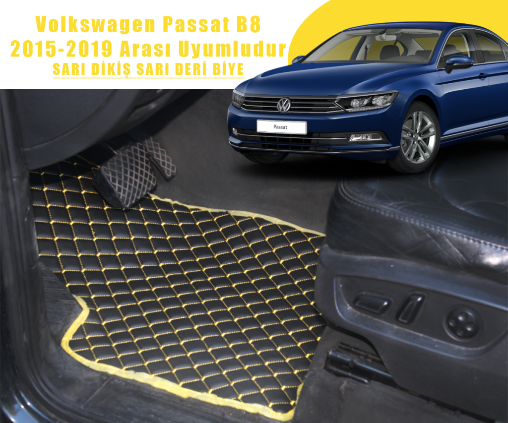 VOLKSWAGEN PASSAT B8 (SİYAHA SARI) 2015 – 2019 ARASI UYUMLUDUR