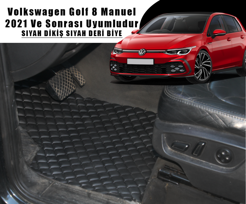 VOLKSWAGEN GOLF 8 MANUEL (SİYAH) 2021 VE SONRASI İÇİN UYUMLUDUR