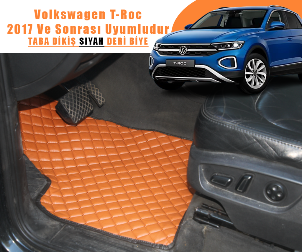 VOLKSWAGEN T-ROC (TABA) 2017 VE SONRASI İÇİN UYUMLUDUR